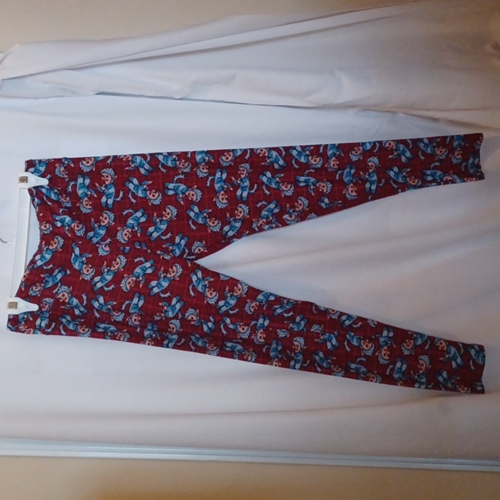 LULAROE LEGGINGS "WHERE THE WILD THINGS ARE" Pattern Size 12-18 Tall/Curvy